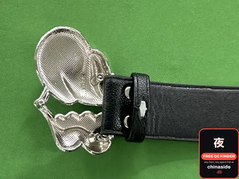 Tomb Cross Star Leather Belt