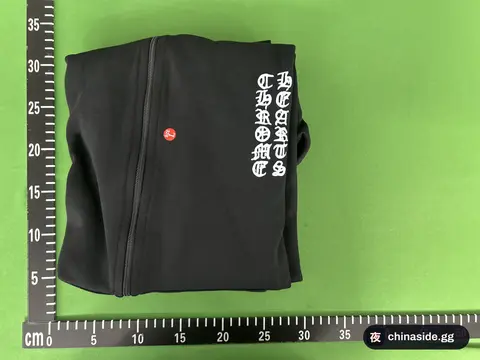 Cross Print Zip-up Hoodie