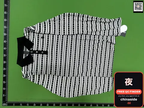Striped Cross Lapel Fashion Shirt