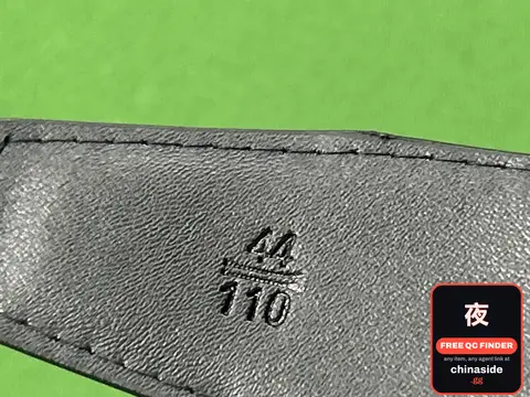 Litchi Pattern Leather Belt