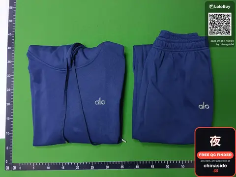 Alo Blue Sweat Set