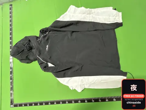 Black And White Windbreaker