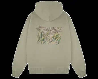 Derschutze "lotus" Zip Up khaki