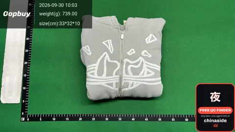 Grey Zip Hoodie