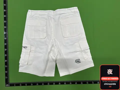 White Cargo Shorts