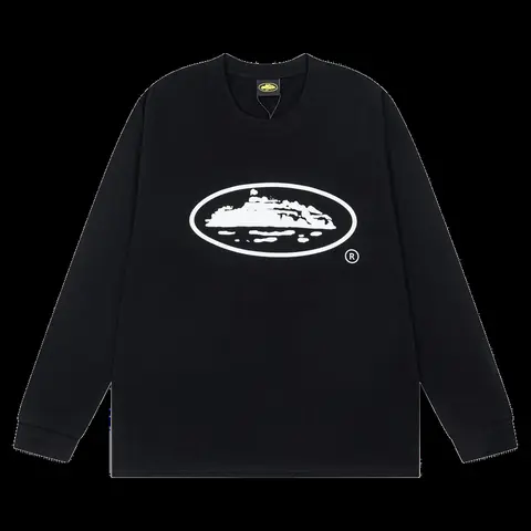 Corteiz Long Tee - Black Alcatraz