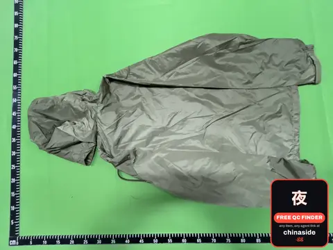 Triangular Badge Hooded Trench Coat